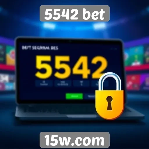 Recursos de segurança do site 5542 bet em destaque