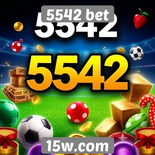 Variedade de jogos oferecidos no 5542 bet